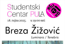 Izložba Breze Žižović „Luminara/Tenebris“ u Galeriji SC u Puli