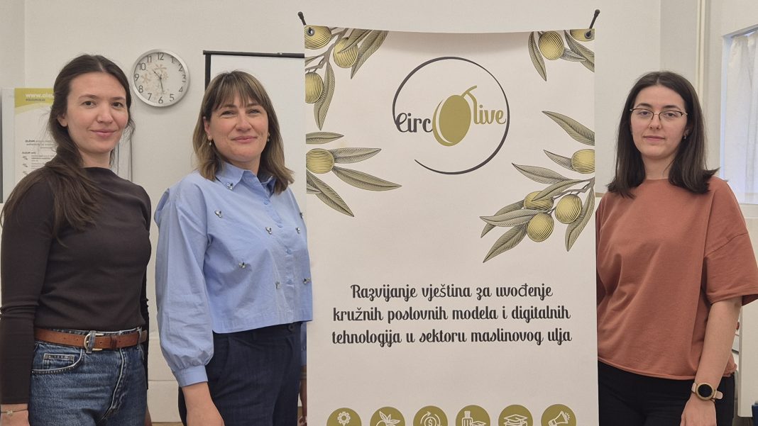 Karolina Brkić Bubola sa suradnicama na projektu Ivom Pastor i Antonijom Brajković